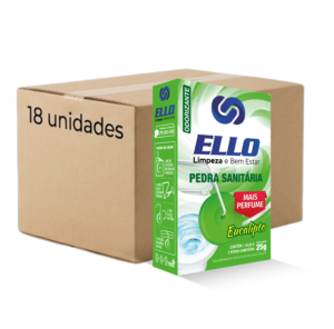 Pedra Sanitária Ello Eucalipto 25g - 18 uni.