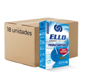 Pedra Sanitária Ello Floral 25g - 18 uni.