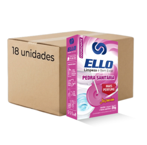 Pedra Sanitária Ello Jasmim 25g - 18 uni.