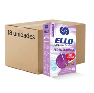 Pedra Sanitária Ello Lavanda 25g - 18 uni.